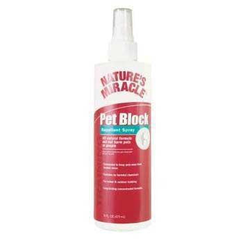 Nature's Miracle Pet Block Detrrent Spray 16oz