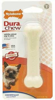 Nylabone Durable Chicken Flavor Bone Petite