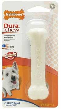 Nylabone Durable Chicken Flavor Bone Regular