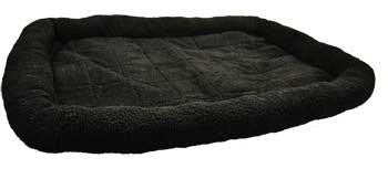 Dreamzone Fleece Bed Black 42X27