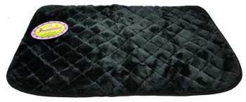 Dreamzone Plush Crate Mat Black 30X19