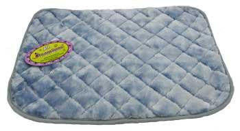 Dreamzone Plush Crate Mat Blue 23X17