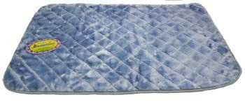 Dreamzone Plush Crate Mat Blue 35X23