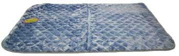 Dreamzone Plush Crate Mat Blue 49X30