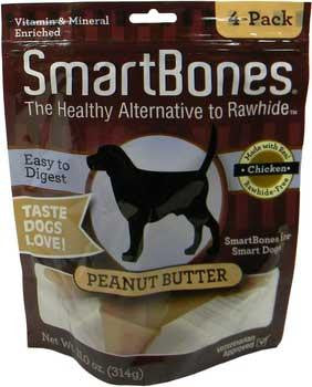 Pet Matrix SmartBones Peanut Butter Medium 4 Pk.