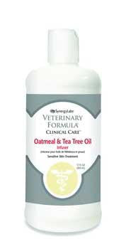 Synergy Labs Veterinary Formula Clinical Care Oatmeal & Tea Tree Oil Infuser Sensitive Skin Treatment - 17 oz.