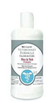 Synergy Labs Veterinary Formula Clinical Care Flea & Tick Shampoo With Aloe & Lanolin - 17 oz.