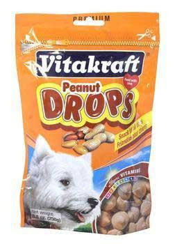 Vitakraft Dog Peanut Drops Pouch 8.8oz