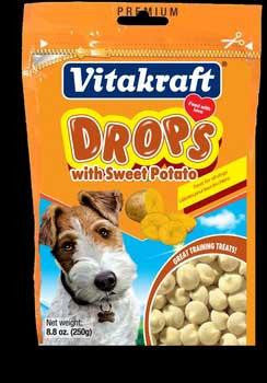 Vitakraft Dog Sweet Potato Drops Pouch 8.8oz