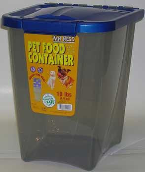 Van Ness Pet Food Container 10 Lb.