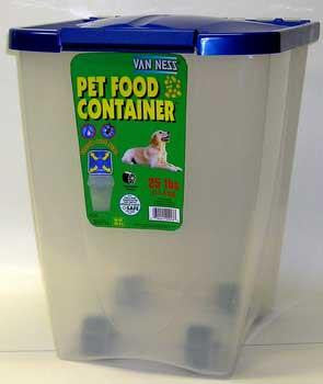 Van Ness Pet Food Container 25 Lb.