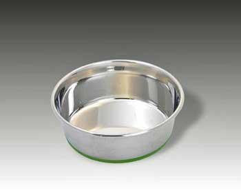 Stainless Steel Small Non Skid Dish 24 oz.