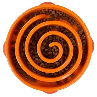 Outward Hound Fun Feeder Large Orange