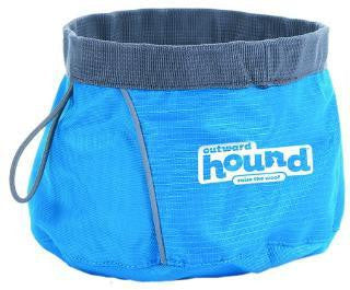 Outward Hound Port-A-Bowl Medium Blue