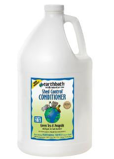 Earthbath SHED CONTROL Conditioner, Green Tea Scent with Awapuhi 1 Gallon