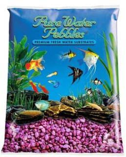 Nature's Ocean Pure Water Pebble Neon Purple 5lb 6pk