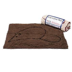 Dog Gone Smart Cat Litter Mat Brown