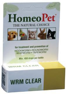 HomeoPet WRM Clear 1.6 oz.