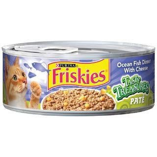 Friskies Tasty Treasures Oceanfish Pate 24-5.5oz