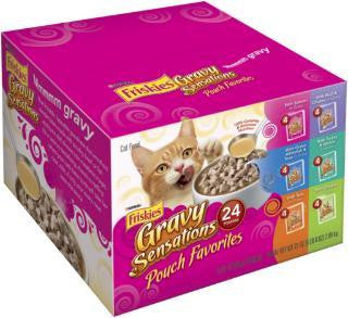 Friskies Gravy Sensations Pouch Variety Pack 24-3OZ