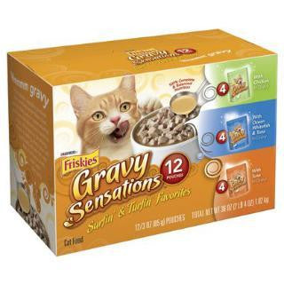 Friskies Sensations Gravy Collection Surf N Turf Pack 2-12-3 oz. Pouches