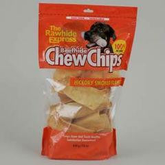 Rawhide Express Hickory Thick Rawhide Chips, 1 lb.