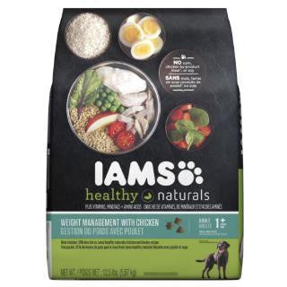 Iams Dog Healthy Naturals Weight Control 12.5#