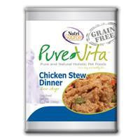 Pure Vita Grain Free Chicken Stew Dog Food, CANNED, 12-12.7oz.