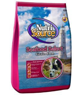 Nutrisource Grain Free Seafood Select Dog Food Made With Salmon, 30#