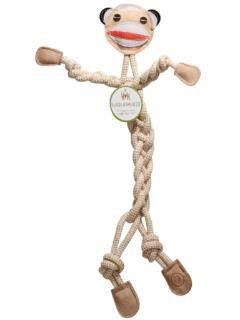 Huggle Hound Rope Knotties Sock Monkey Regular