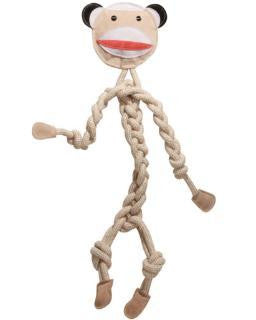 Huggle Hound Rope Knotties Sock Monkey Super Size