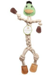 Huggle Hound Rope Knotties Duck Regular