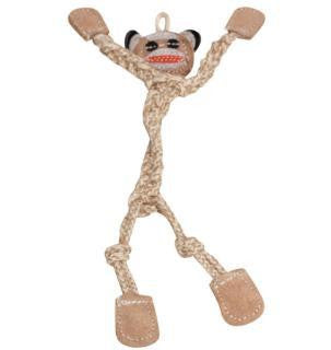 Huggle Hound Wee Rope Knottie Sock Monkey