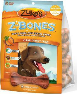 Z-Bones Mini Clean Carrot - 18 Count Pouch