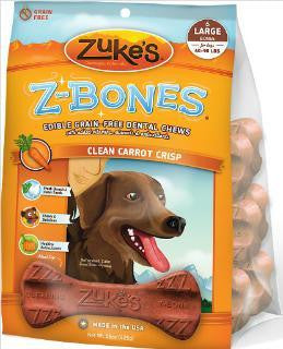 Z-Bones Large Clean Carrot - 6 Count Pouch