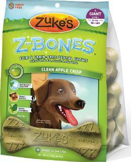 Zuke's Z-Bone Giant Clean Apple 4 Ct. Pouch