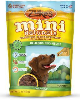 Zuke's Mini Naturals Delicious Duck Treat 1 lb.