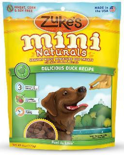 Zuke's Mini Naturals Delicious Duck Treat 6 oz.