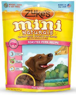 Zuke's Mini Naturals Roasted Pork Treat 6 oz.