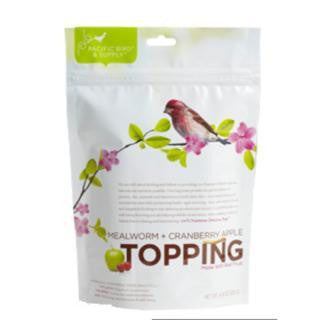 Pacific Bird & Supply Topping Mealworm-Apple 4.7 oz.