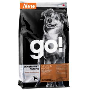 Petcurean GO! SENSITIVITY + SHINE Venison Recipe Dry Dog Food 25#