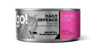 Petcurean GO! Daily Defence Chicken Stew Cat Food 24-5.5 oz.