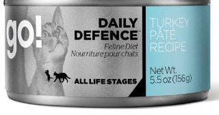 Petcurean GO! Daily Defence Turkey Cat Food 24-5.5 oz.