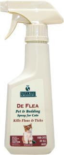 Natural Chemistry DeFlea Pet & Bedding Spray for Cats 8Z