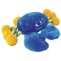 Patchwork Pet Crab Chew Toy Plush 8