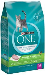 Purina One Cat Healthy Weight Hairball 6-3.5#