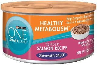 Purina One Smartblend Healthy Metabolism Salmon 24-3Oz