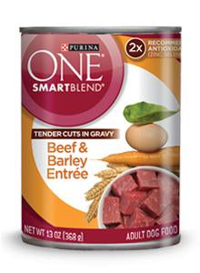 Purina One Tender Cuts With Gravy Beef Can Dog 12-13.0oz