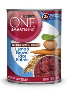 Purina One Tender Cuts With Gravy Lamb Can Dog 12-13.0oz