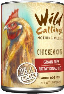 Wild Calling! 96% Chicken Coop Chicken Dog Cans 12-13 oz.